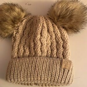 Kids bear beanie